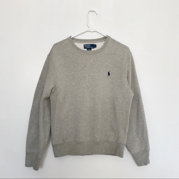 **SOLD**: GREY CREWNECK BY POLO BY RALPH LAUREN - Picture 1 of 5
